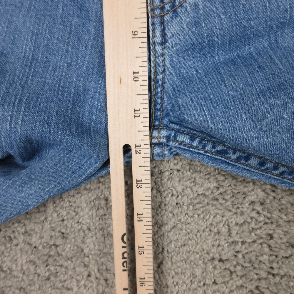 Levis Jeans Mens 36x32 Blue 527 Slim Bootcut Cowboy Western Rodeo Denim Pants